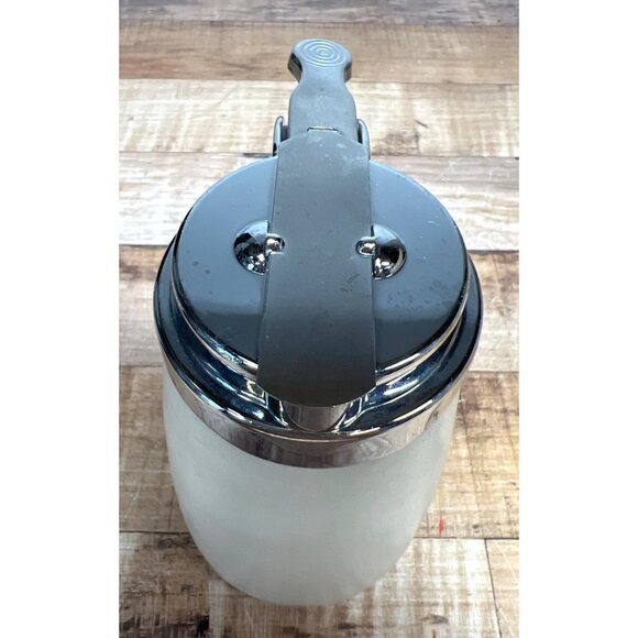 Vintage Mid Century Modern Syrup Dispenser Chrome & Plastic - Picture 3 of 5